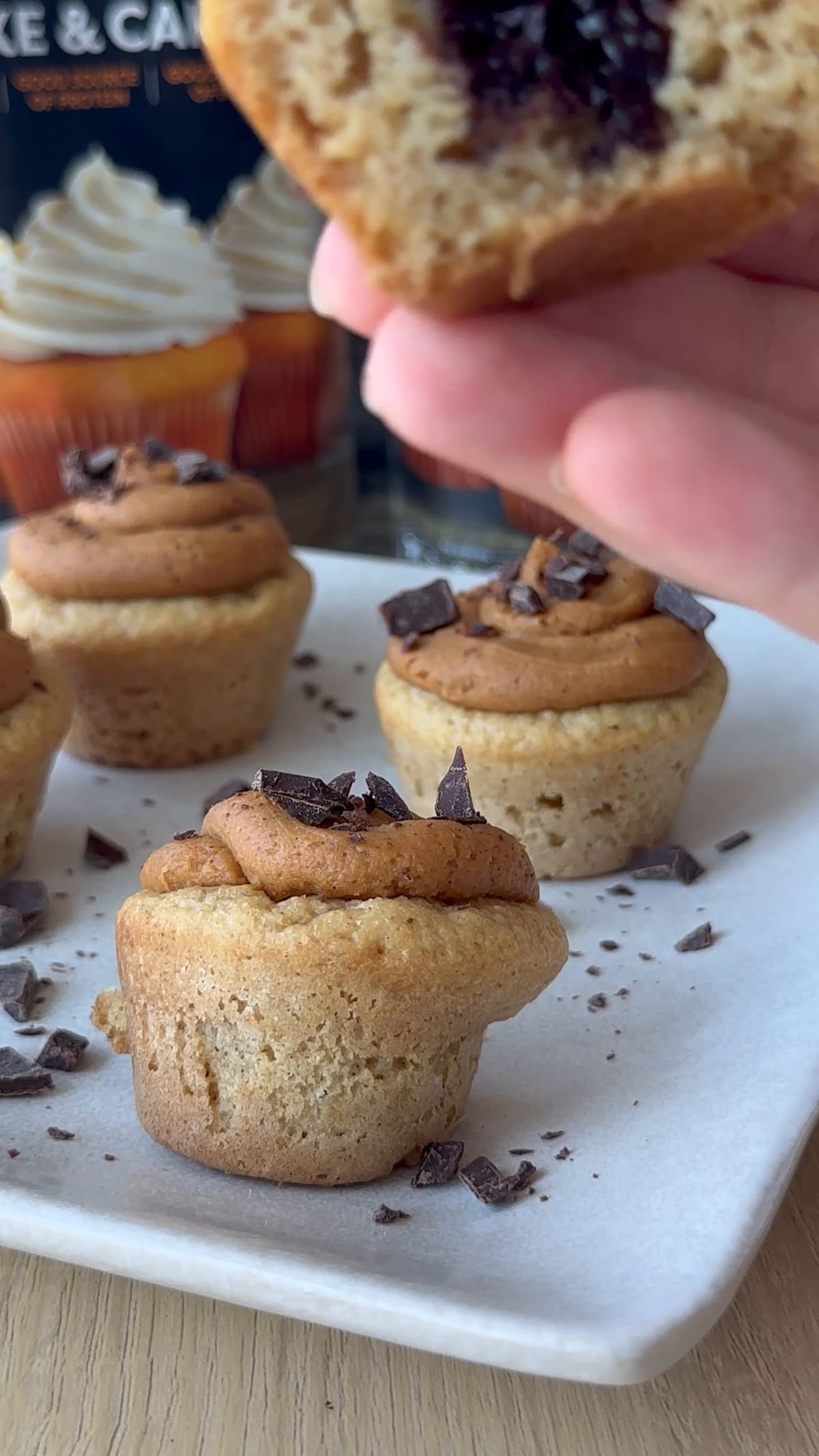 Chocolate & Peanut Butter Cupcakes