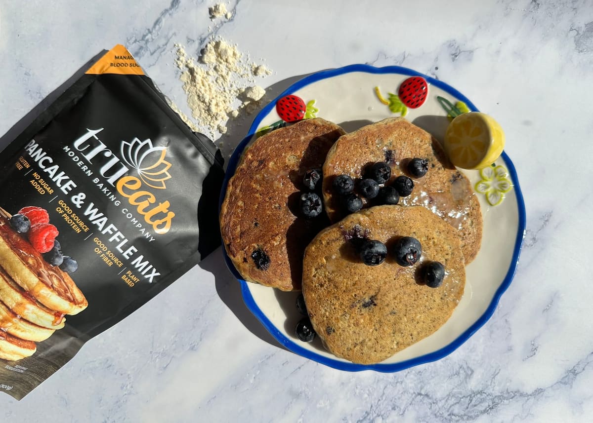 Lemon Blueberry Pancakes