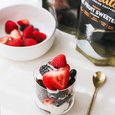 Brownie & Berry Parfait
