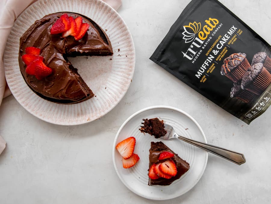 Chocolate Cake for Two 4