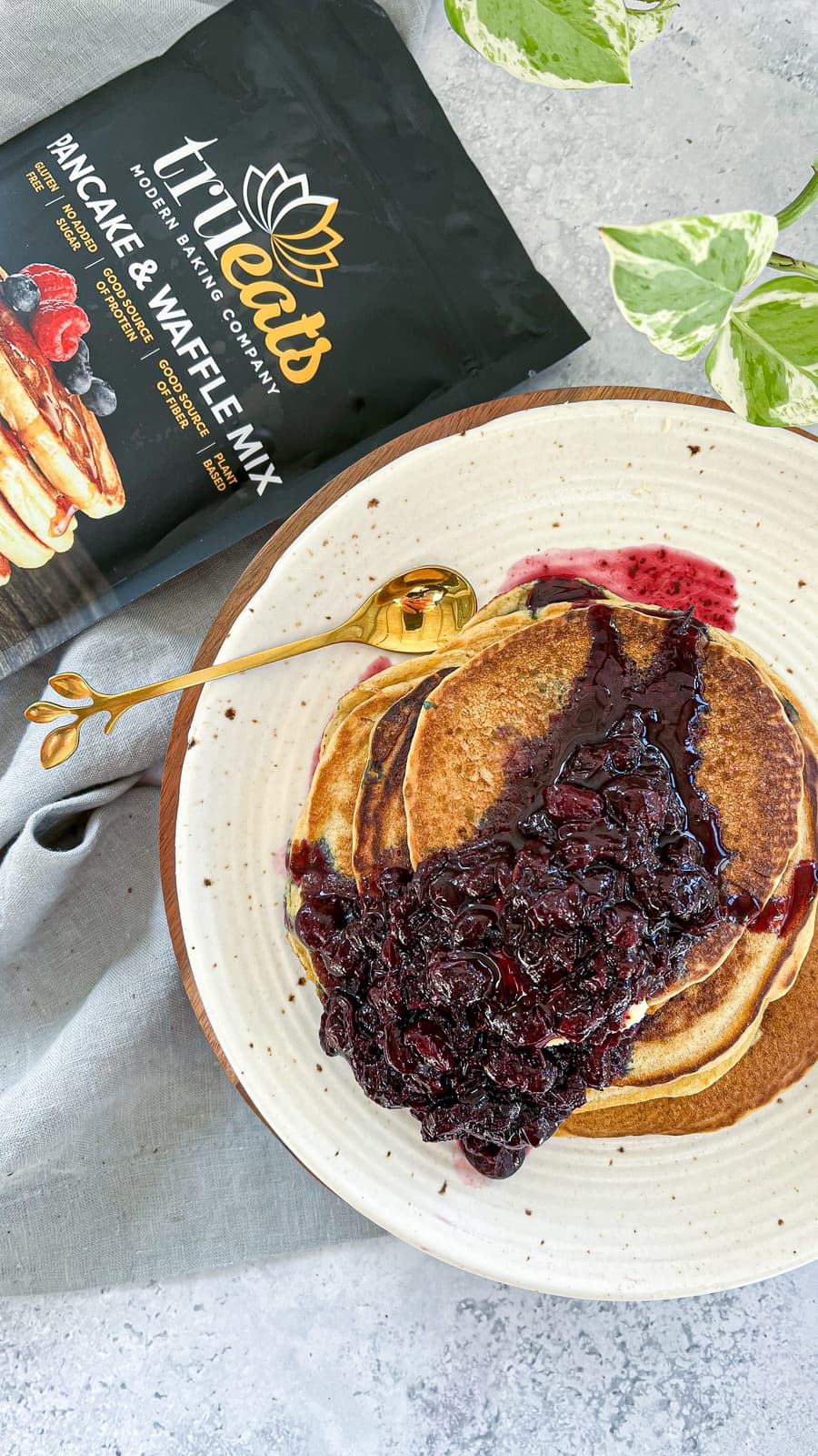 Double Blueberry Pancakes 2