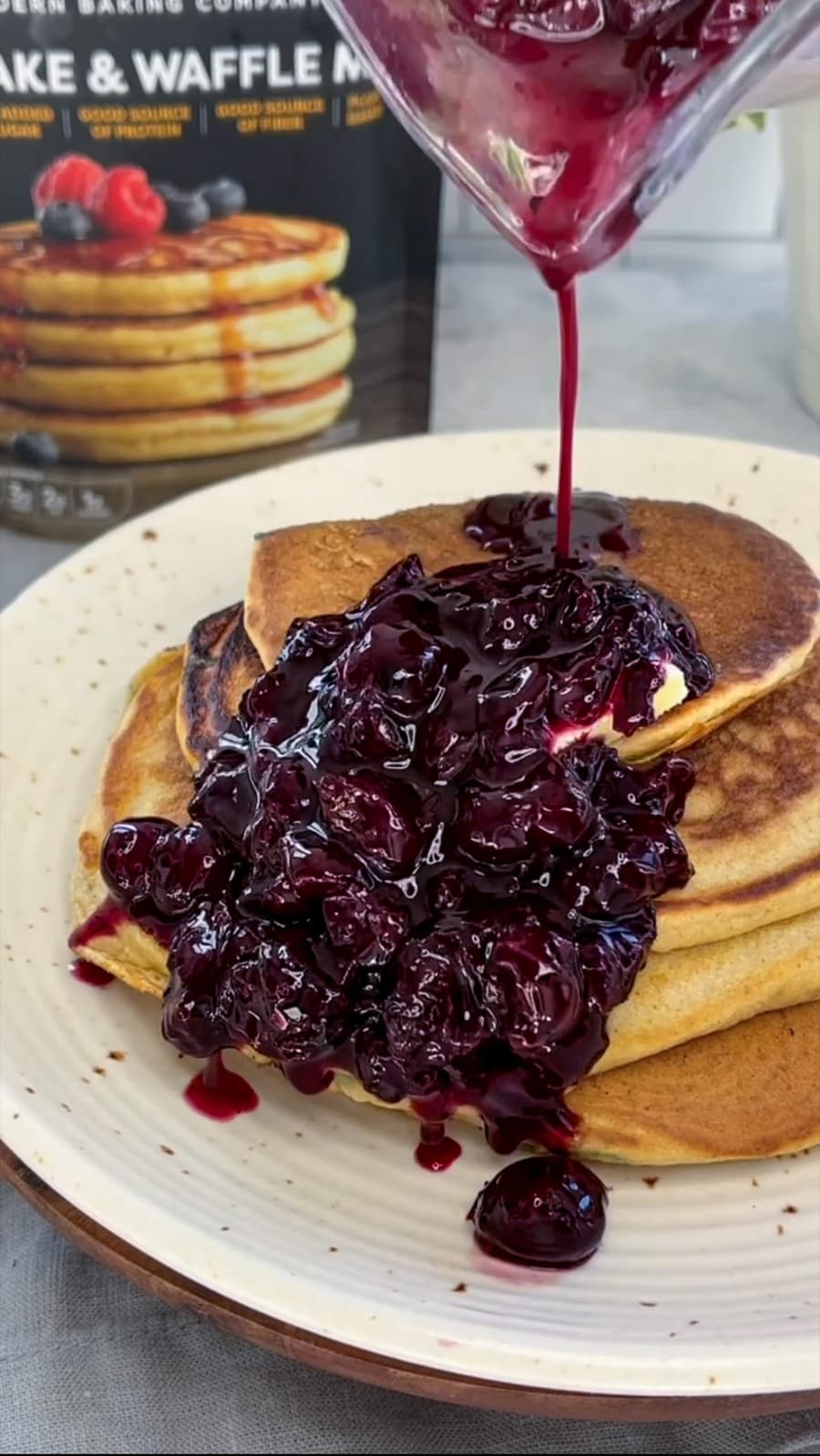Double Blueberry Pancakes 3