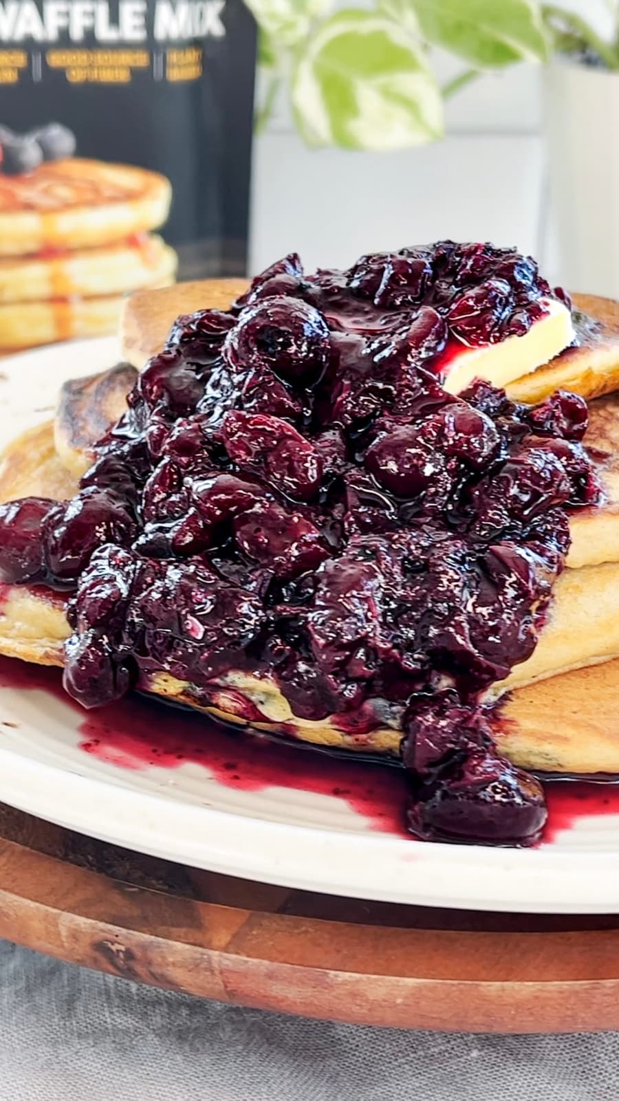 Double Blueberry Pancakes 4