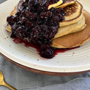 Double Blueberry Pancakes