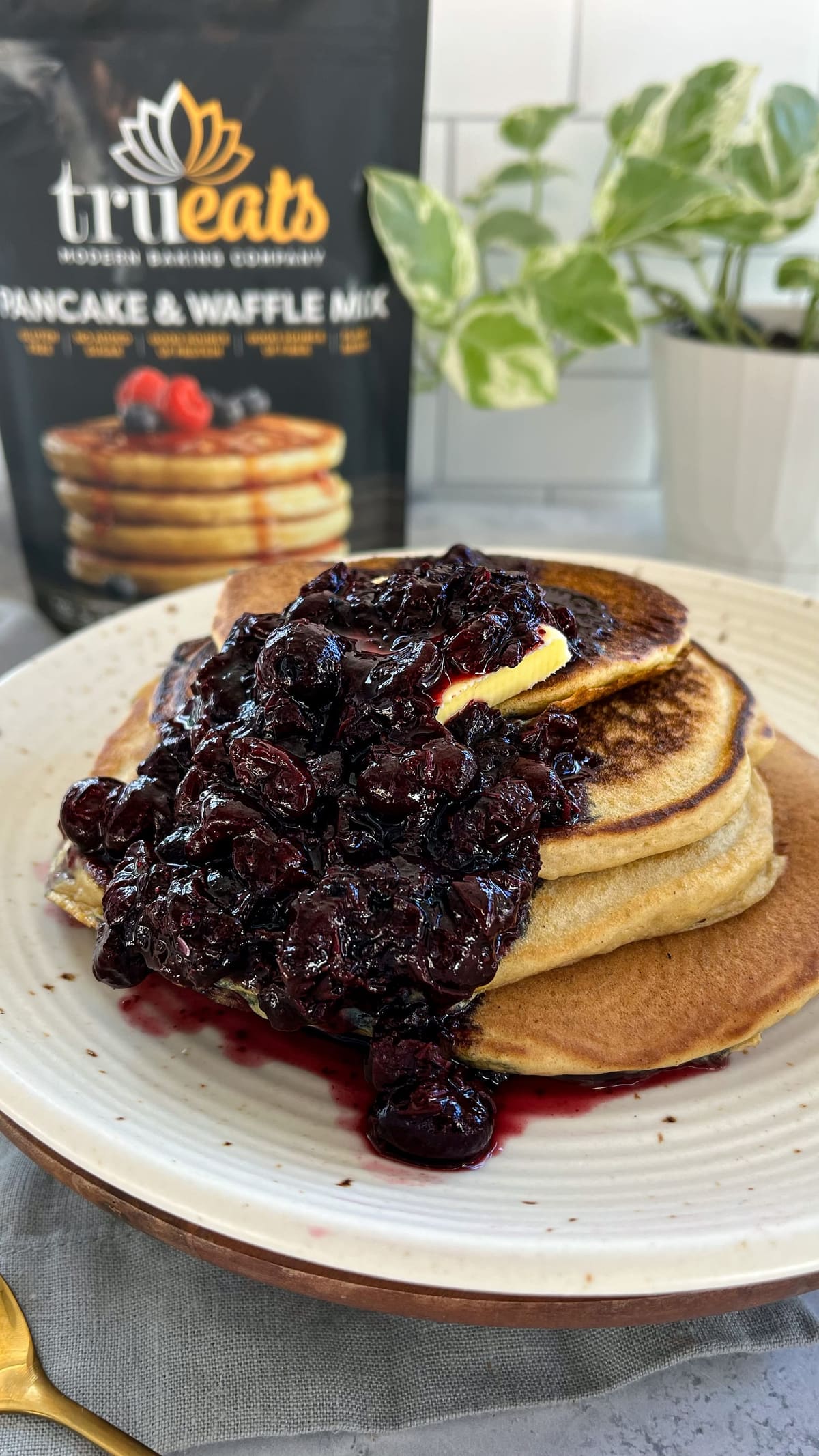 Double Blueberry Pancakes