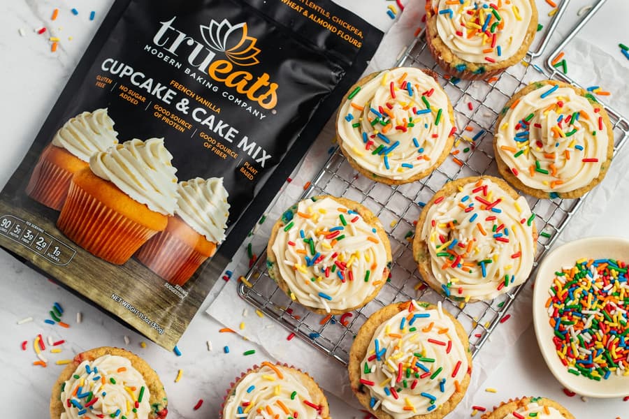 French Vanilla Cupcakes with Sprinkles 3