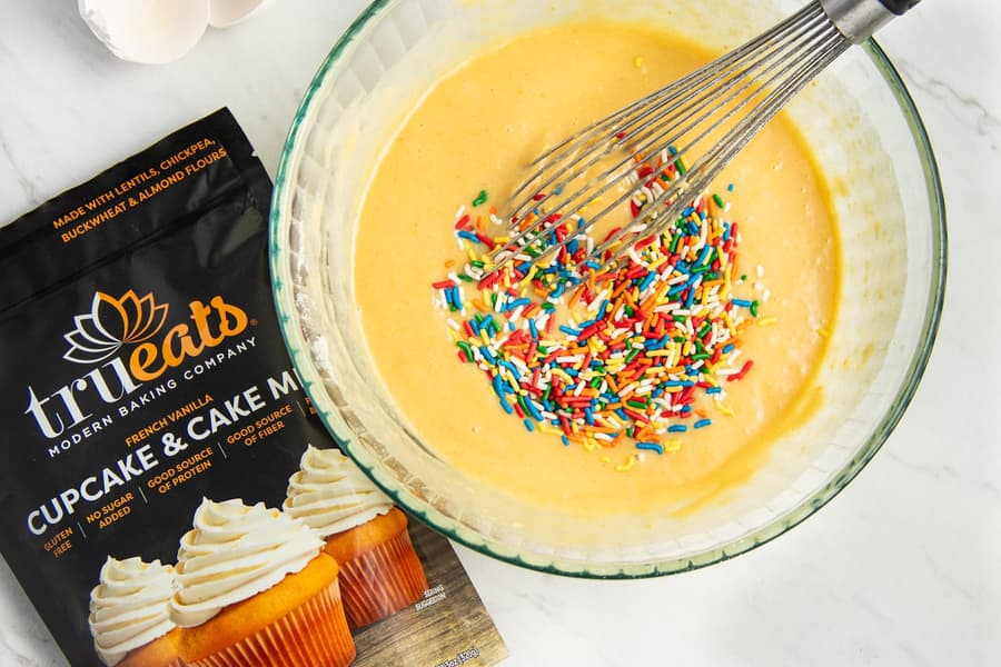 French Vanilla Cupcakes with Sprinkles 4