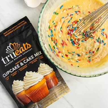 French Vanilla Cupcakes with Sprinkles