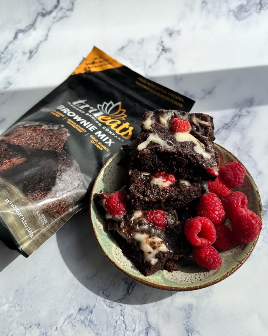 Raspberry Cream Cheese Brownies 3